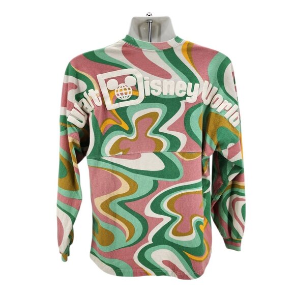 Disney X Spirit Jersey Adult Small Shirt Swirl Walt Disney World Multicolor - Picture 3 of 14